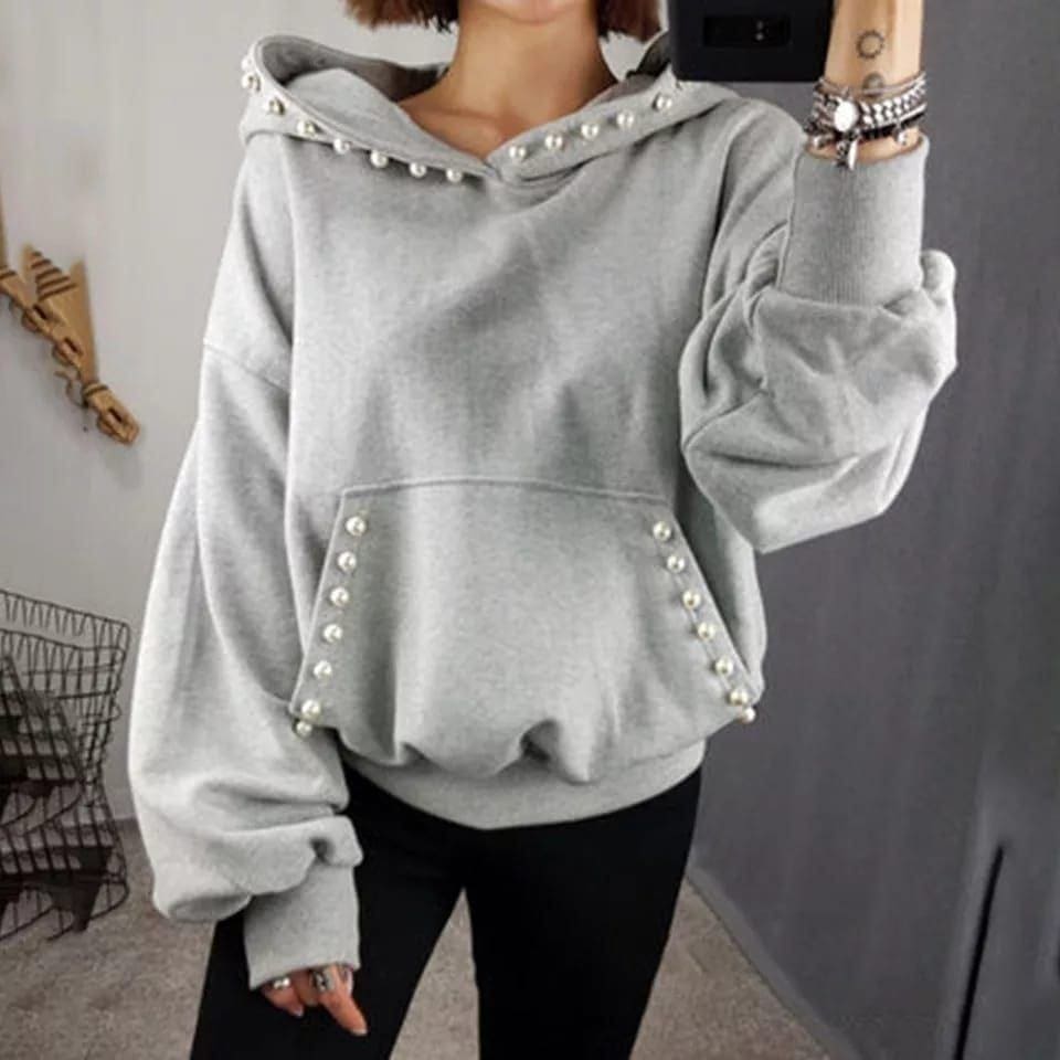 Casual Pearl Winter Warm Hoodies Casual Pearl Winter Warm Hoodies